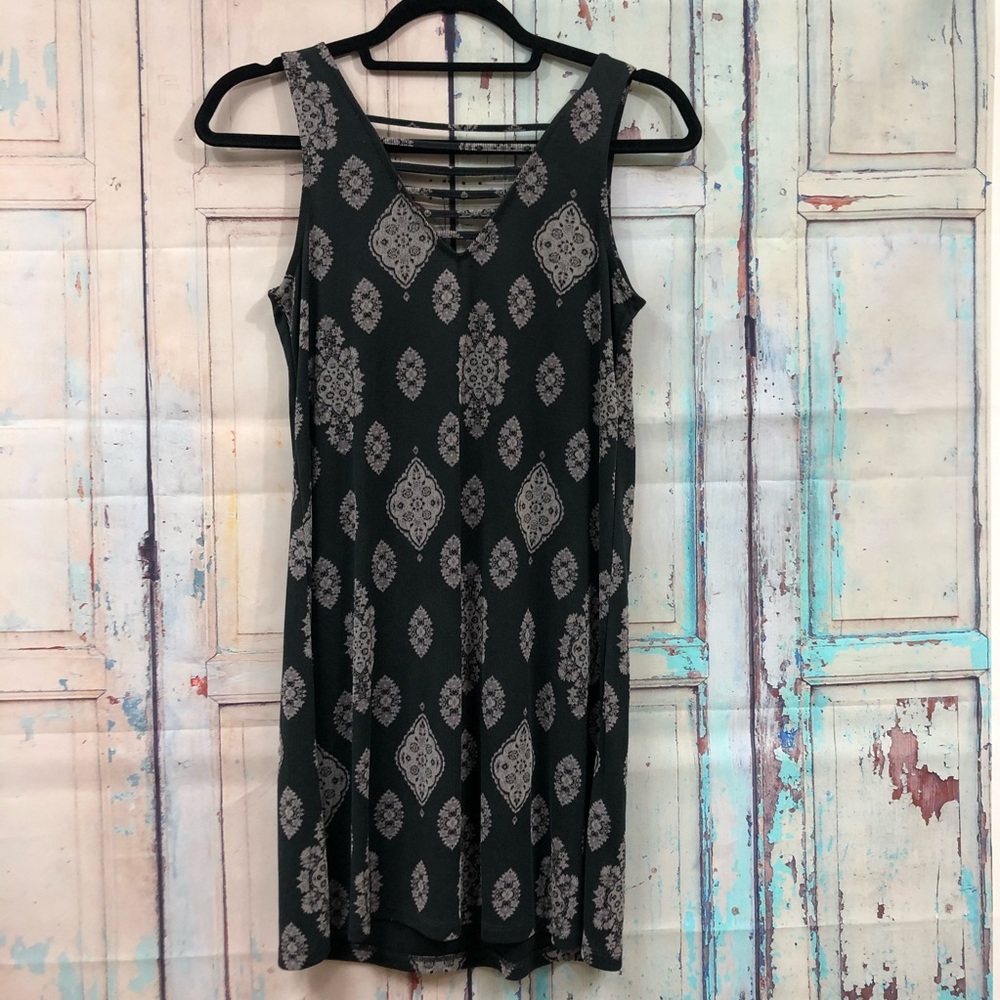 Black and Gray Dress